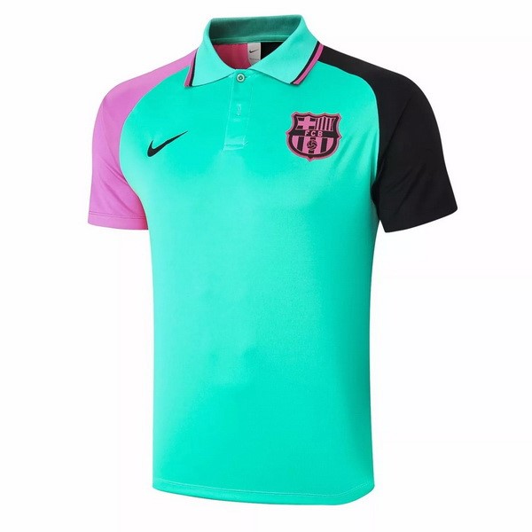 Polo Barcelona 2020-21 Verde Rosa